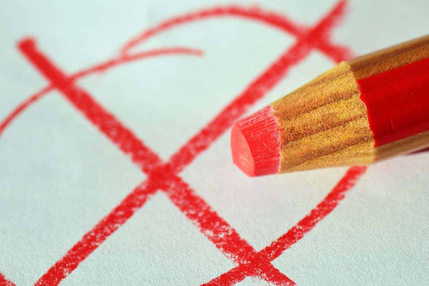 Stift, Wahl, Umfrage, Kreuz